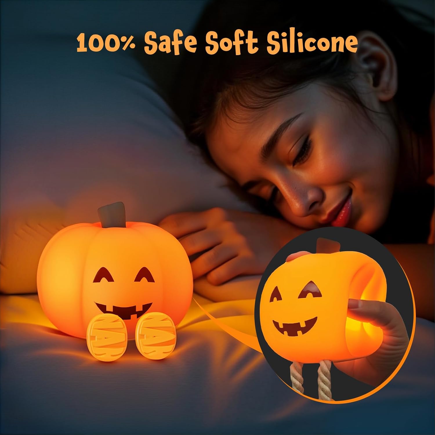 Squishy Pumpkin Lamp