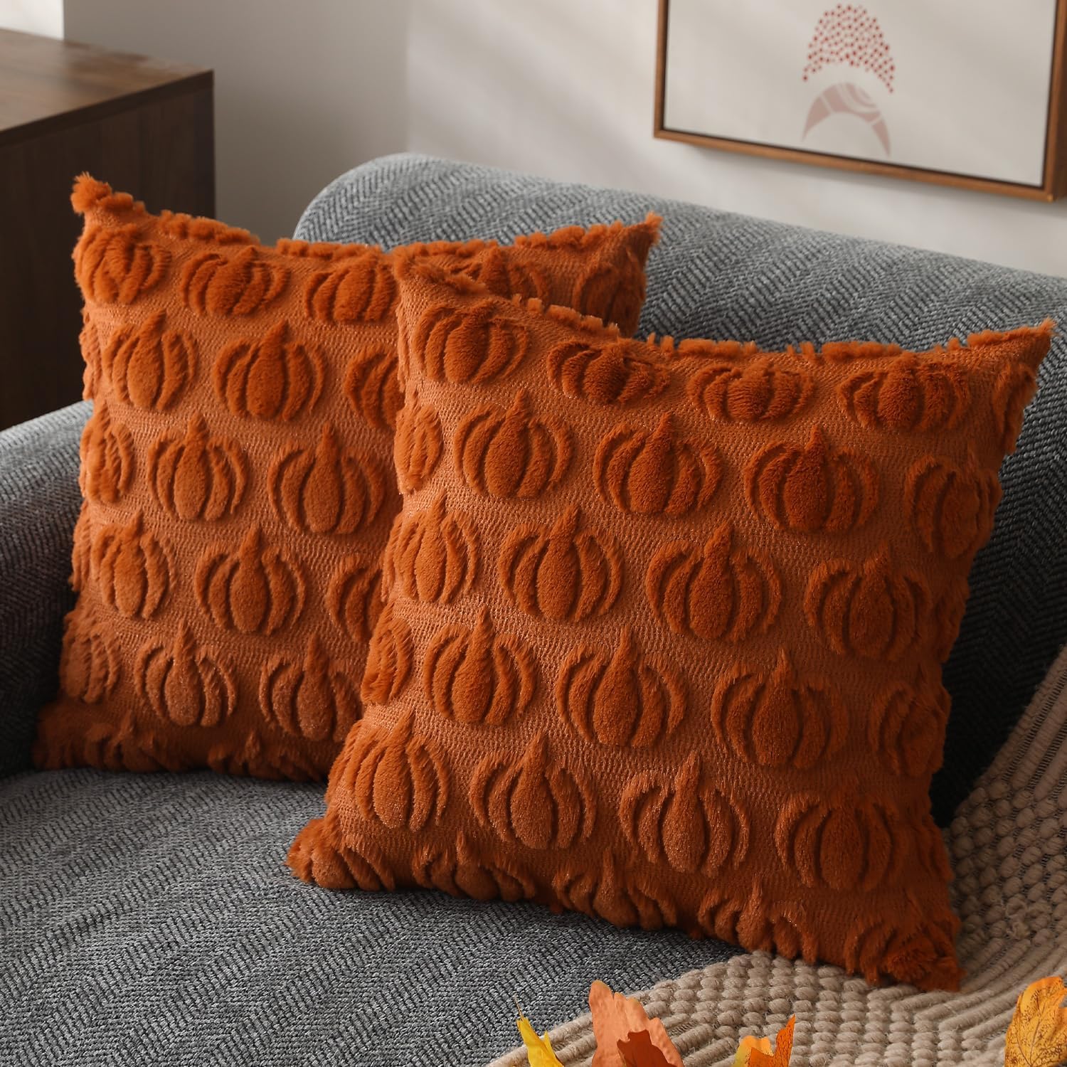 Pumpkin Throw Pillow Cases