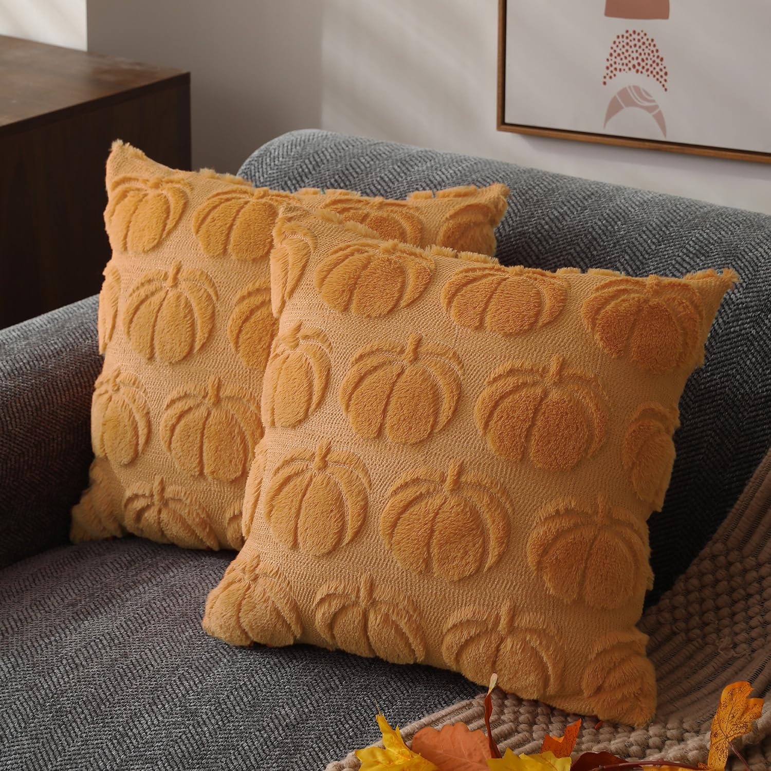 Pumpkin Throw Pillow Cases